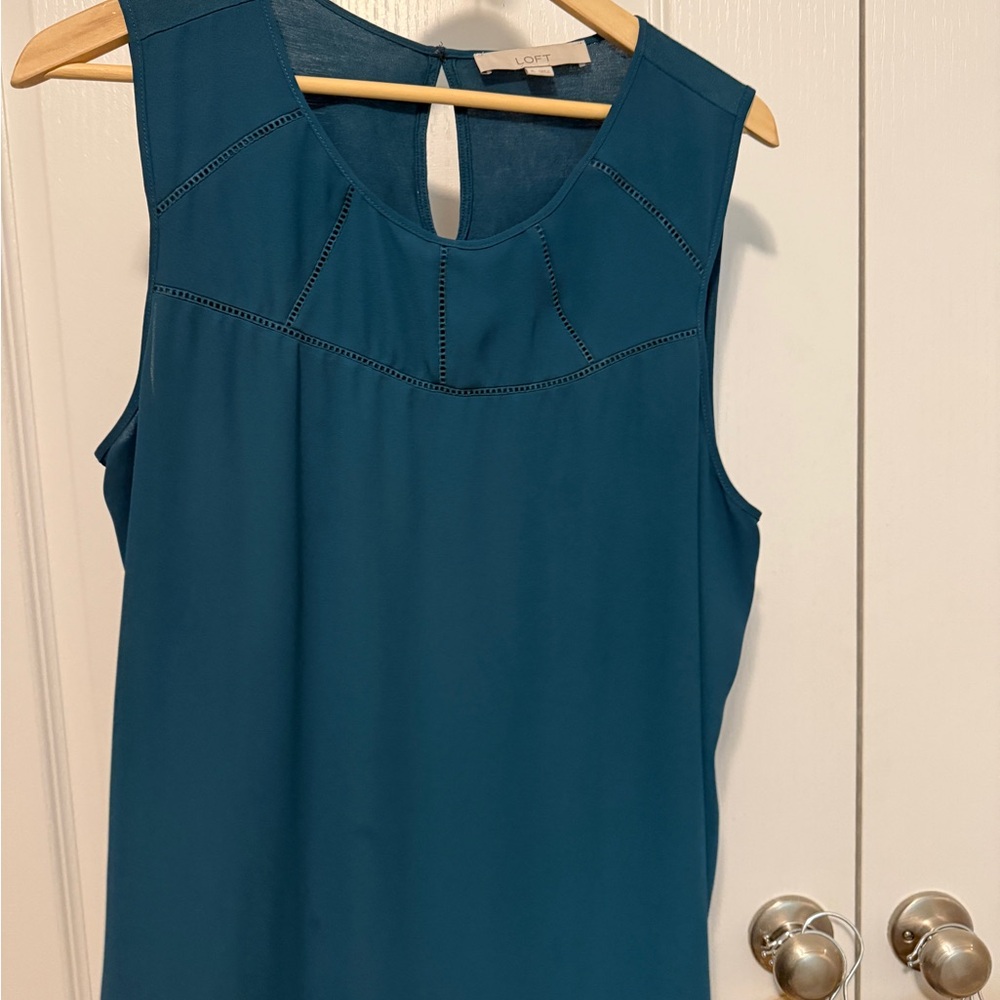 Teal Sleeveless Top